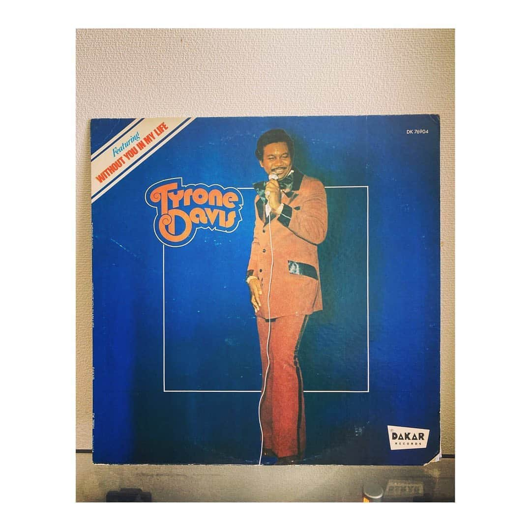 林幸治さんのインスタグラム写真 - (林幸治Instagram)「Tyrone Davis ‎– Without You In My Life  ナイスなシカゴソウル。  #vinyl #1972 #tyronedavis #usoriginal #nowspinning」8月22日 12時17分 - tct_koji_hayashi