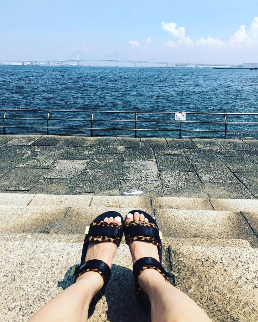 阿部洋子さんのインスタグラム写真 - (阿部洋子Instagram)「⚓️ うーみー！」8月22日 12時24分 - hirocoring