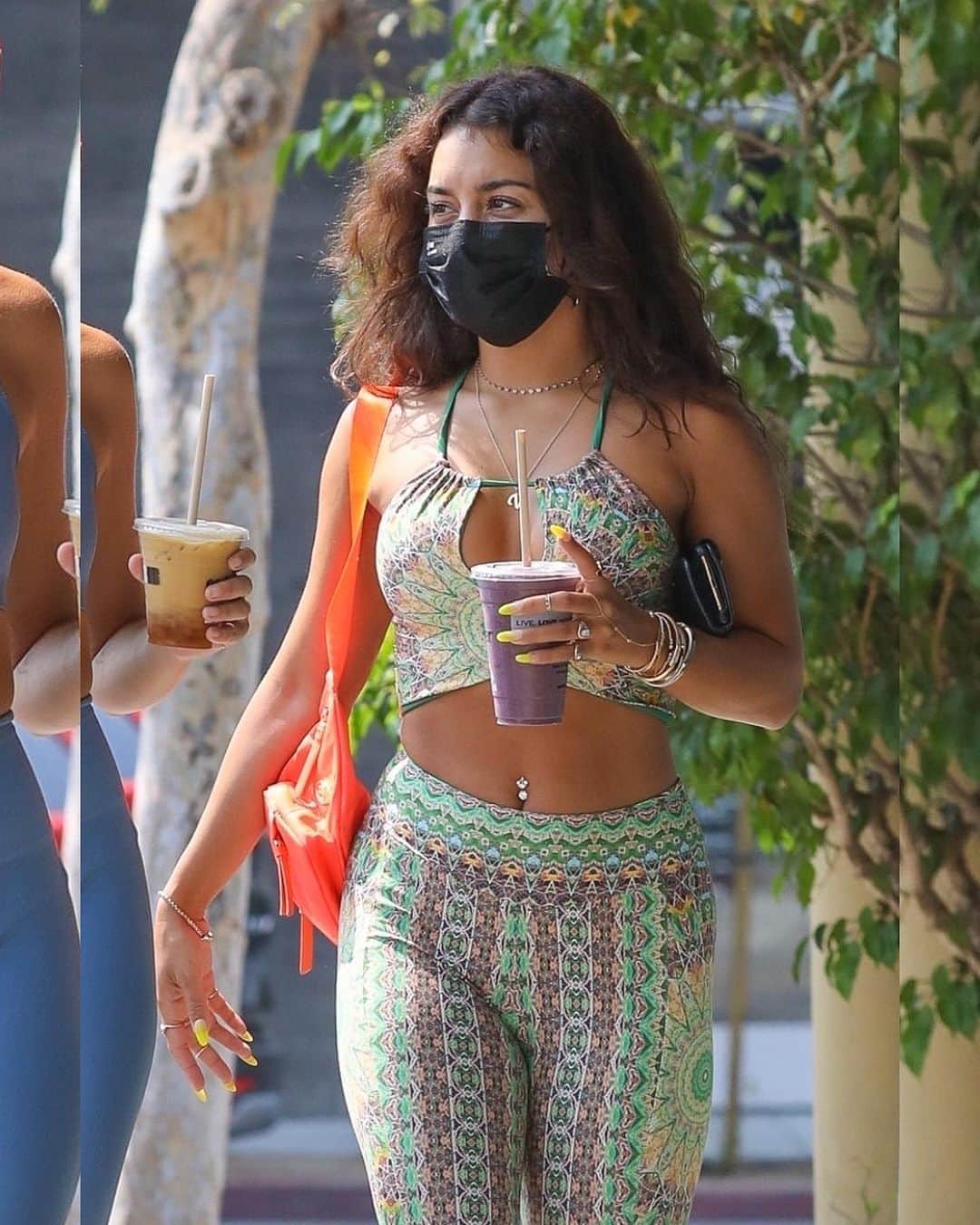 Just Jaredさんのインスタグラム写真 - (Just JaredInstagram)「Vanessa Hudgens rocks a groovy green look to pick up a smoothie after a workout class with GG Magree #VanessaHudgens Photos: Backgrid」8月22日 15時57分 - justjared