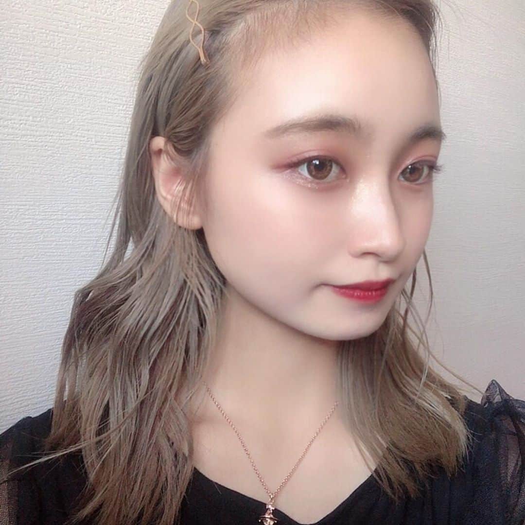 内海里来のインスタグラム：「makeup🐇﻿ ﻿ ﻿ ﻿」
