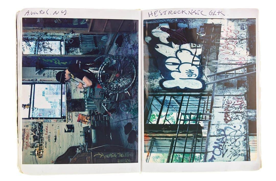 マリオ・ソレンティさんのインスタグラム写真 - (マリオ・ソレンティInstagram)「I kept diaries roughly through 1990 to 2008. In black sketchbooks, like the ones we  used when I wrote Graffiti. I would cut out contact sheets and Polaroids and paste them in to create layouts and collages. I filled them with thoughts and drawings to keep a record of what I was doing. Here are some pages from a few of those years. Published in @thelovemagazine for #lovequarantinediaries #mariosorenti #diaries @mario_sorrenti」8月23日 3時06分 - mario_sorrenti