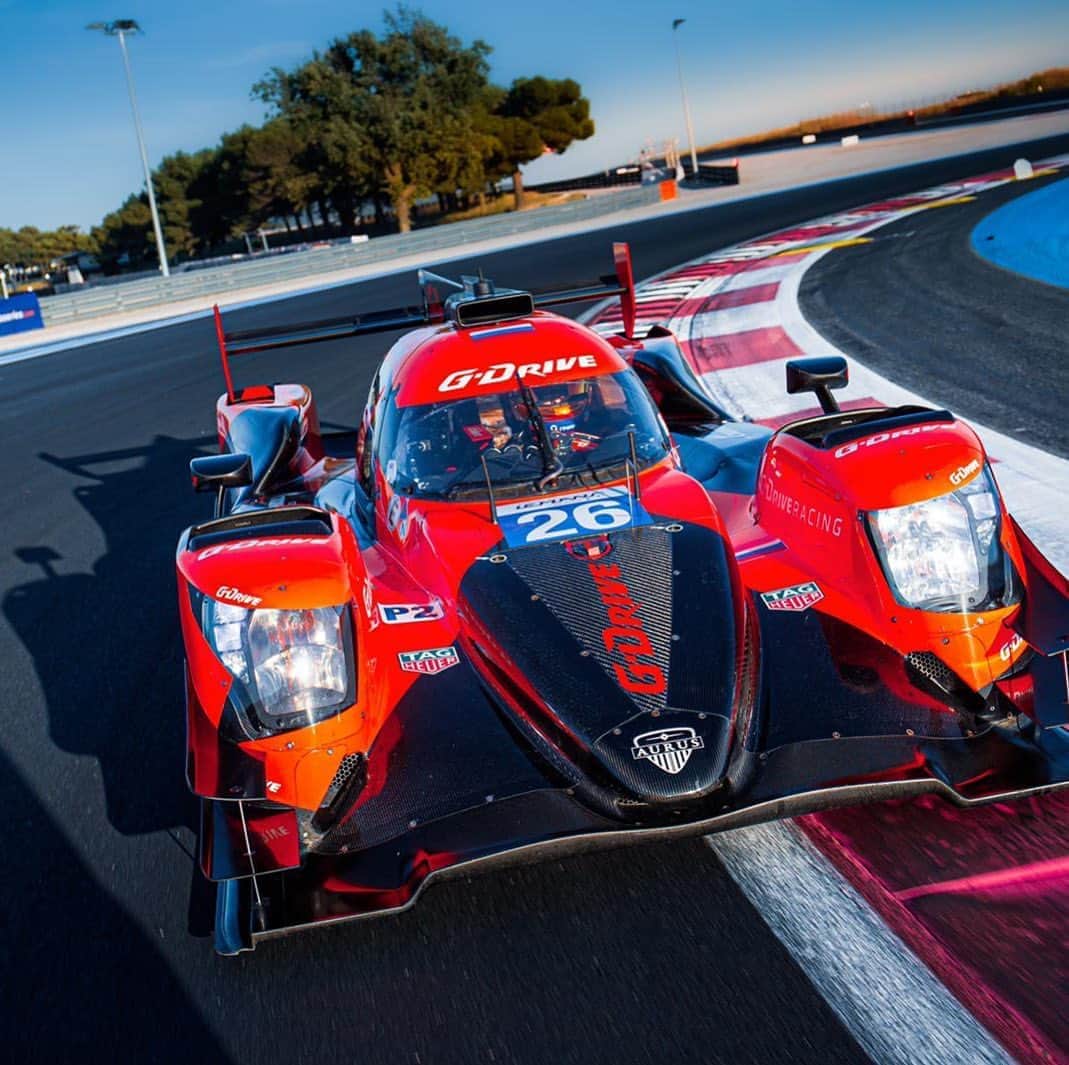 ジャン＝エリック・ベルニュのインスタグラム：「Back in this beast in a week 😁😁😁   #Aурус #GDRIVE #Aurus #этомощно #Aurus01 #LeMans24 #ELMS #TagHeuer #240LeCastellet #JEV26 📸 @cinemi_studio」