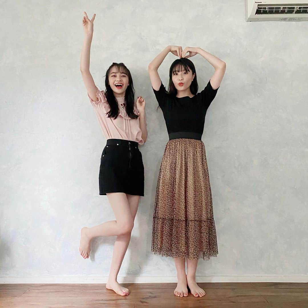 若林真帆のインスタグラム：「¨﻿ 2枚目はかなり前🐮🌱﻿ ﻿ #nicola #林芽亜里 #若林真帆」