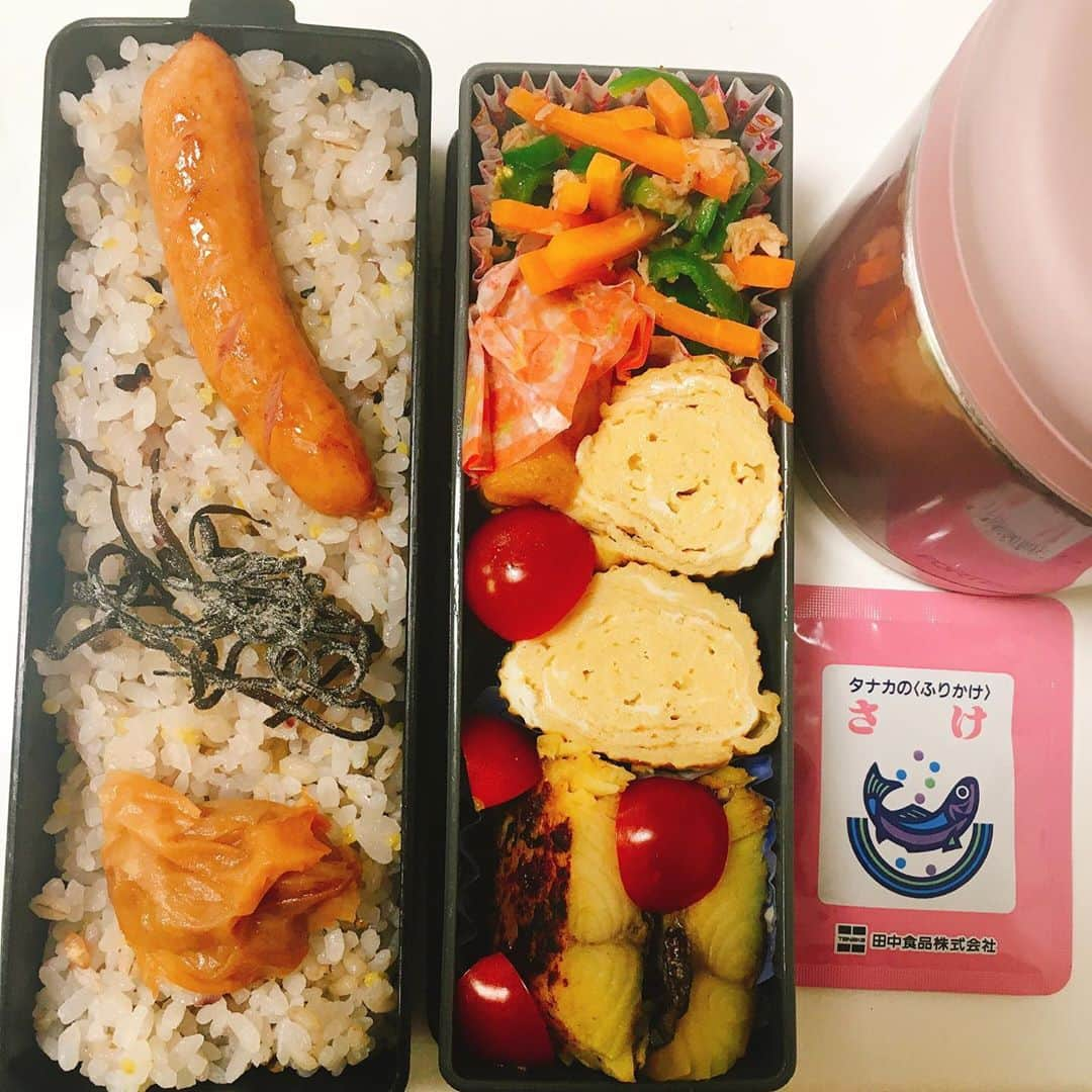 水野愛日さんのインスタグラム写真 - (水野愛日Instagram)「最近のお弁当  #まなびごはん #お弁当 #おべんとう記録 #女子弁当 #おべんとう作り楽しもう部 #お弁当生活 #ワンパターン弁当 #たまごやき はだいたい入る #弁当女子 #簡単弁当 #冷凍食品も使います たまに #お弁当作り楽しもう部」8月22日 21時04分 - mizunomanabi