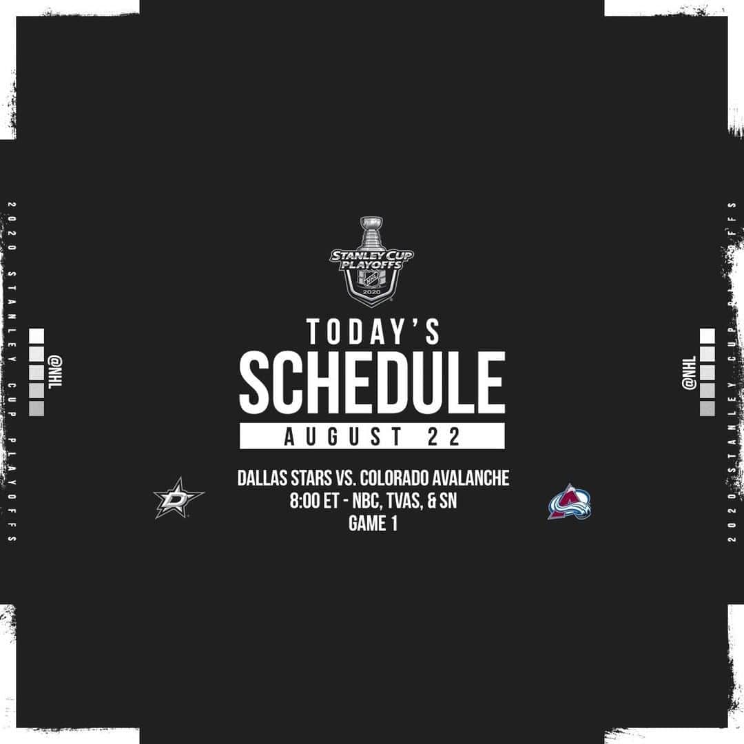 NHLさんのインスタグラム写真 - (NHLInstagram)「It's the first game of the Second Round. Who will come out on top, the @DallasStars or the @coloradoavalanche?  Second Round #StanleyCup Playoffs action starting at 8 ET on @nhlonnbcsports, @sportsnet and @tvasports.」8月22日 21時05分 - nhl