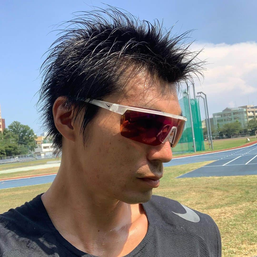 澤野大地のインスタグラム：「NIKE WINDSHIELD ELITE AF M #marchoneyewear #nike #polevault #サングラス」