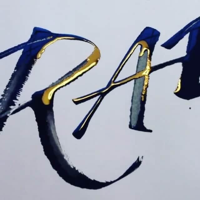 Seb Lesterのインスタグラム：「I’m planning to post another mini-tutorial on IGTV, this time on this style of pen. Sound good? ✍️🙂👍 #rad #letterforms #ink #pen #paper」