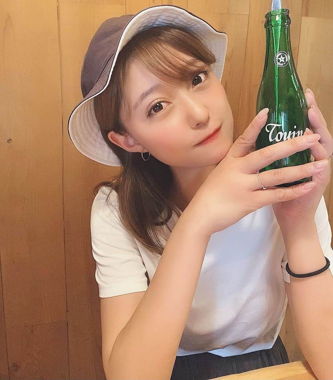 堤ゆきみのインスタグラム：「ハイ辛サワー。中三杯いけるように頑張るタイプです」