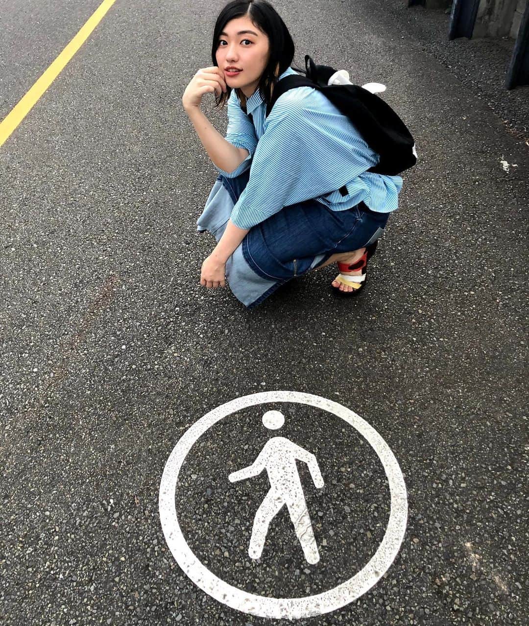 小林歌穂のインスタグラム：「ばえー！！！その2ー笑笑﻿ ﻿ #多分それは映えスポットじゃない#あはは」