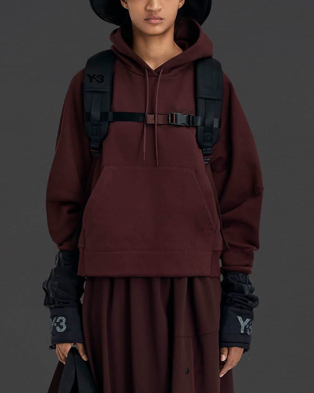 ワイスリーのインスタグラム：「Y-3 Classic Hoodie. An advanced expression of contemporary sport style. Y-3 Fall/Winter 2020 Collection. --- #adidas #Y3 #YohjiYamamoto Discover the collection at adidas.com/y-3」