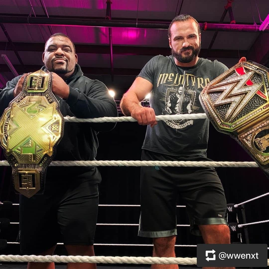 WWEさんのインスタグラム写真 - (WWEInstagram)「Iron sharpens iron. Watch #NXTChampion @realkeithlee spar with #WWEChampion @dmcintyrewwe on #WWE's official YouTube channel. #NXTTakeOver #SummerSlam」8月22日 23時57分 - wwe