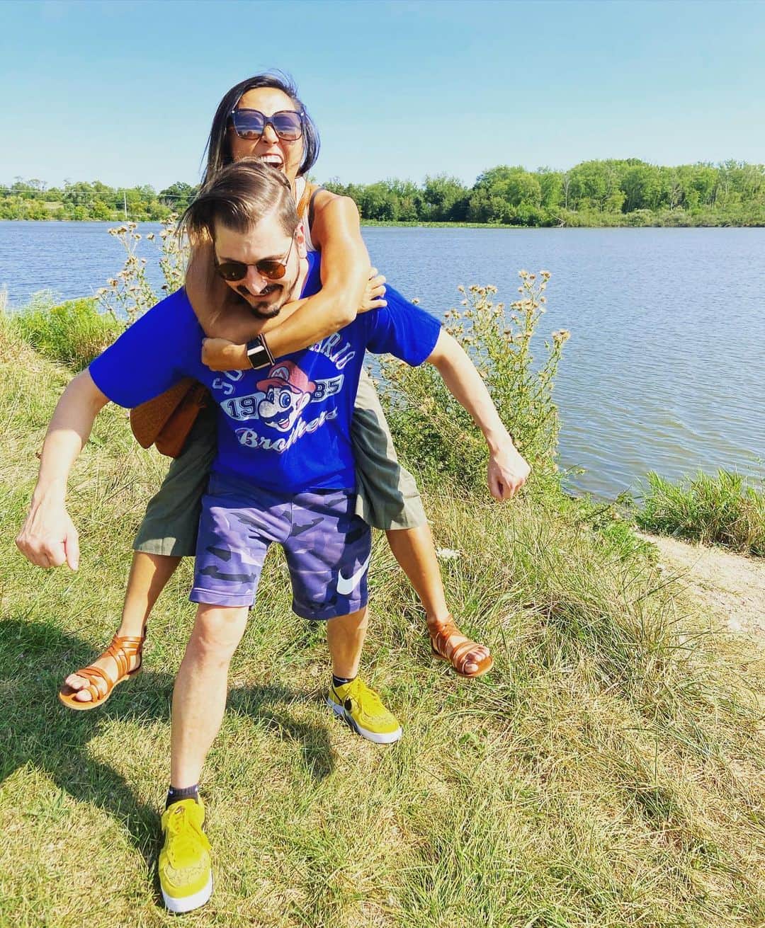 大儀見優季のインスタグラム：「Mario rescued Peach 👩🏽‍🤝‍👨🏻 #summerof2020」
