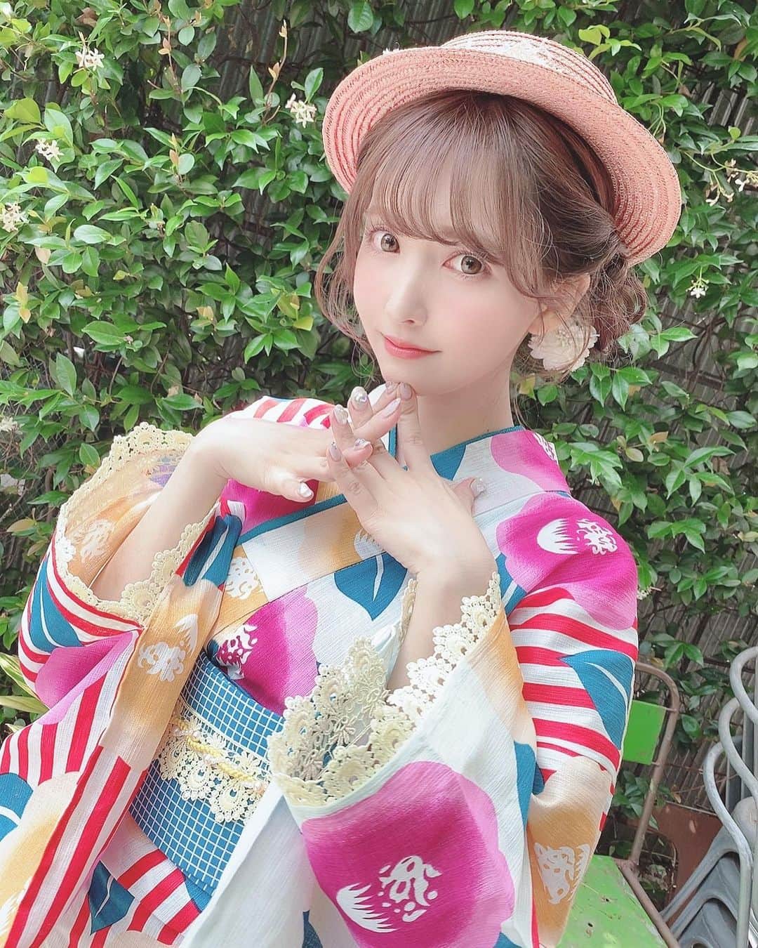 sugar 浴衣三上悠亜着用大人スウィートフラワー薔薇ローズ