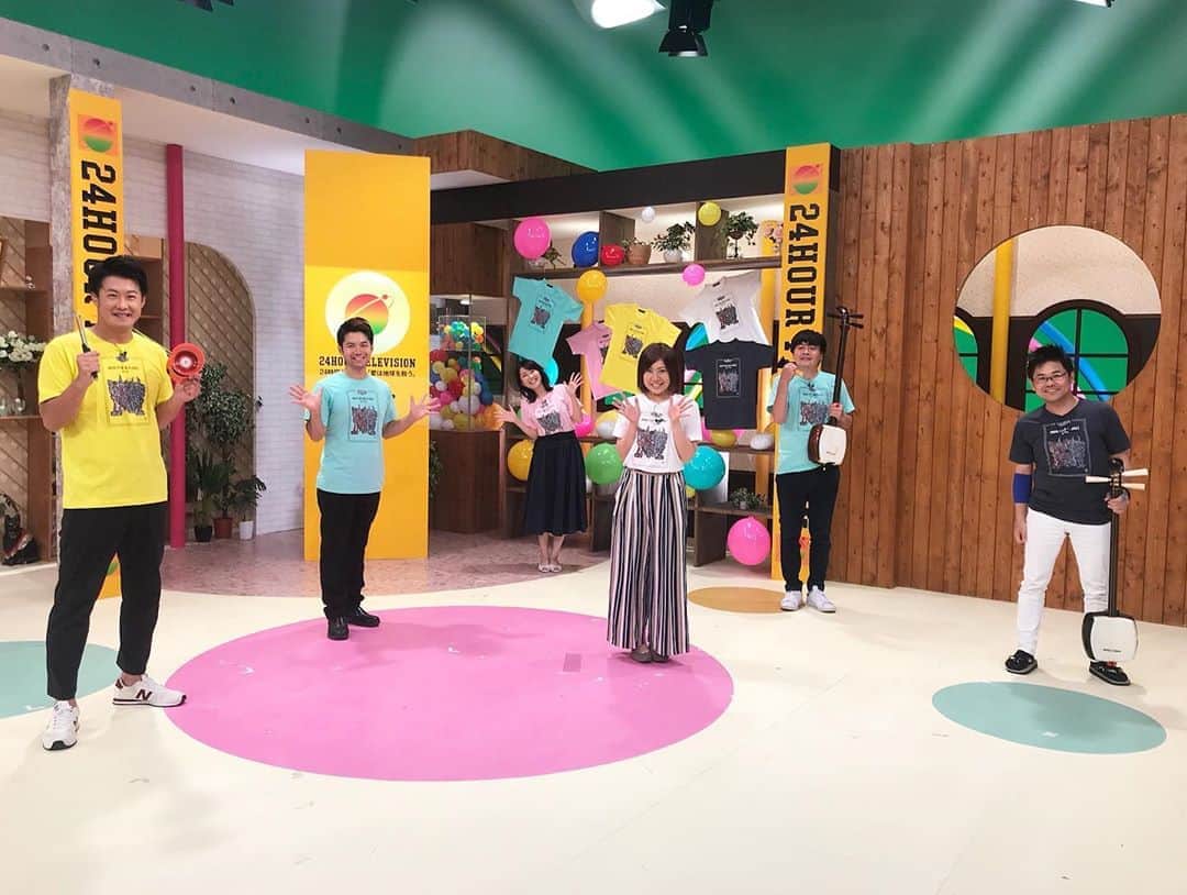 のインスタグラム：「今年の24時間テレビは募金会場でのイベントがなくて、いつもとは全然違いました。 アットくんとのコラボディアボロで最後調子乗って余計なことして失敗したのと、らぶりんの頭に刺さってる棒こわしちゃったのが悔やまれます。 皆様の温かい募金ありがとうございます！ #青森放送 #24時間テレビ」
