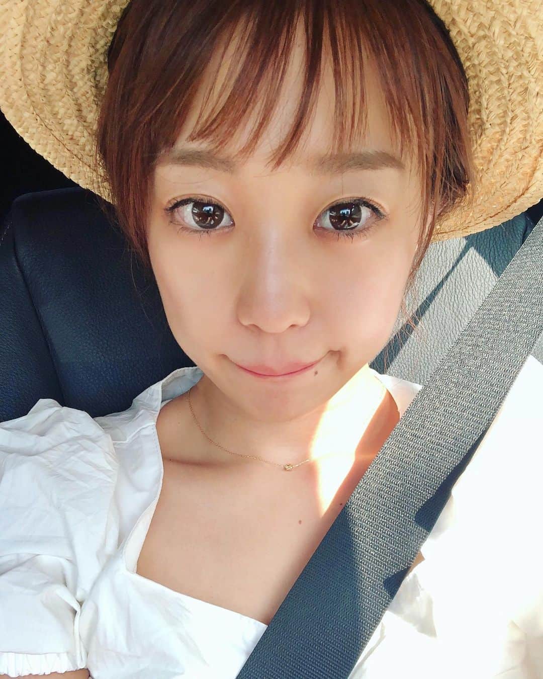 DJ YURiAのインスタグラム：「👒👒👒  今日はちょっと涼しかったな🤏🏻」