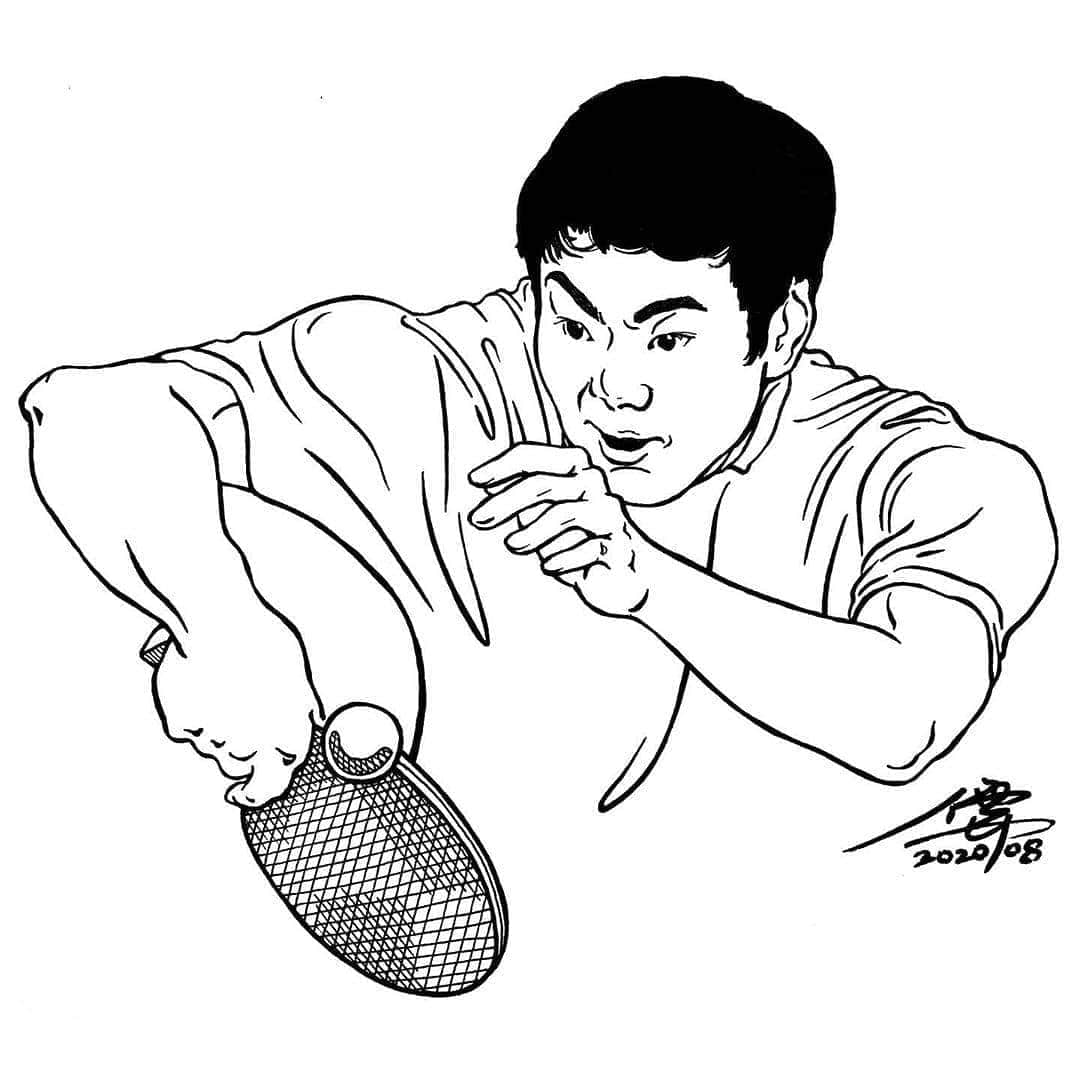 ITTF Worldさんのインスタグラム写真 - (ITTF WorldInstagram)「#GuessWho 🤔  ✏️ @yujuyen」8月23日 14時01分 - wtt