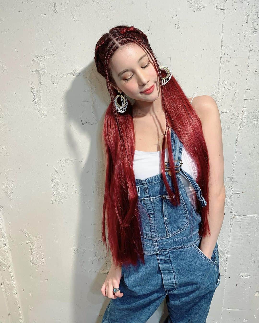 Yuriyaさんのインスタグラム写真 - (YuriyaInstagram)「🥺👶⭐️ しんごなんでも出来るのね💁‍♀️🔥  @s4n5go_fi_ne #hair #braids」8月23日 15時36分 - yuriya_michelle