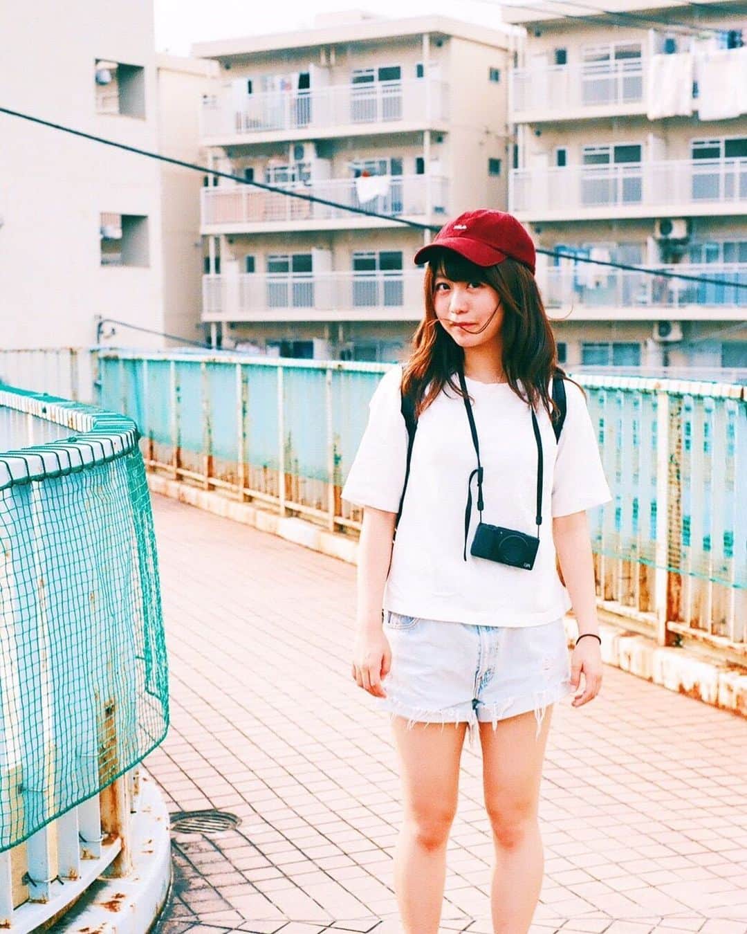 弘松菜摘のインスタグラム：「﻿ 夏バテしてそうめんしか食べたくないです﻿ ﻿ ﻿ #何気ない瞬間を残したい #フィルムカメラに恋してる  #フィルムカメラで残すきもち」