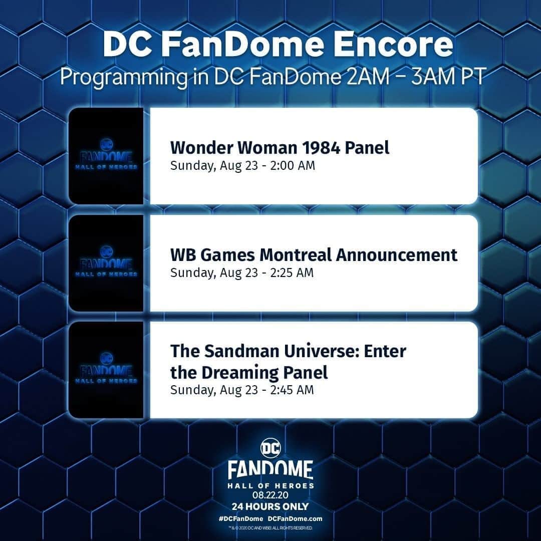 Warner Bros. Picturesさんのインスタグラム写真 - (Warner Bros. PicturesInstagram)「Raise your hand if you want more #DCFanDome? 👋 Here's what's up next, starting with an encore presentation of the @WonderWomanFilm panel on DCFanDome.com! #WW84」8月23日 17時57分 - wbpictures