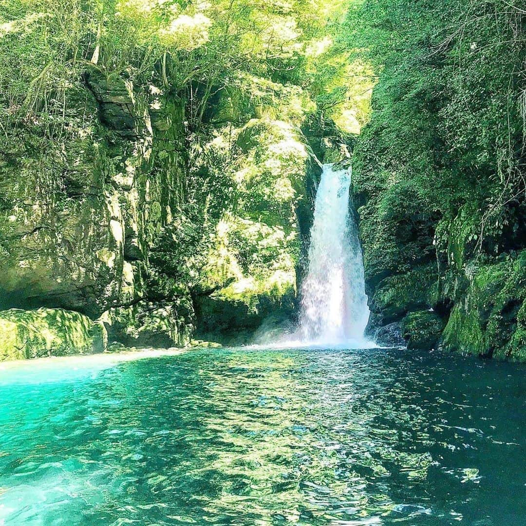 楽天トラベル さんのインスタグラム写真 - (楽天トラベル Instagram)「こんにちは😊 今日は美しすぎる清流の絶景スポットをご紹介します✨ ーーーーーーーーーーーーーー 📍仁淀川 #にこ淵 （高知県 吾川郡いの町） ーーーーーーーーーーーーーー 透明度の高い青い水が"仁淀ブルー"と称されている仁淀川(によどがわ)。 にこ淵はこの仁淀ブルーが見られる絶景スポットとして人気です。 底の岩が見えるほどの透明度を誇る滝壺の水が光の当たり方によってグリーンやブルーに変化する姿は幻想的ですよ。 ーーーーーーーーーーーーーー Special Thanks💓 📸Photo by @yuca.meri  📌ご旅行やおでかけの際は、事前にお住まいの地域や旅行先の情報を確認しご計画をお願いいたします ーーーーーーーーーーーーーー 旅先で出会った美しい風景や素敵な旅館などを  #rakutentravel を付けてぜひシェアしてください😊 このアカウントでご紹介させていただきます💗 ーーーーーーーーーーーーーー  #楽天トラベル #旅行好きな人と繋がりたい #旅したくなるフォト #旅行 #国内旅行 #旅行好き #旅行好きと繋がりたい #写真好きな人と繋がりたい #旅好き女子 #旅行好き女子 #travel #trip #japan #お出かけスポット #お出かけ #たびすたぐらむ #絶景 #絶景スポット #四国 #高知 #高知旅行 #四国旅行 #高知観光 #仁淀川 #仁淀ブルー #川 #清流」8月23日 18時00分 - rakutentravel