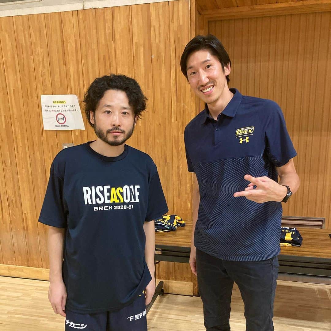 網野友雄のインスタグラム：「キャプテンとアンバサダー🏀 #宇都宮ブレックス #2020-21Tip-offイベント #ご視聴ありがとうございました」