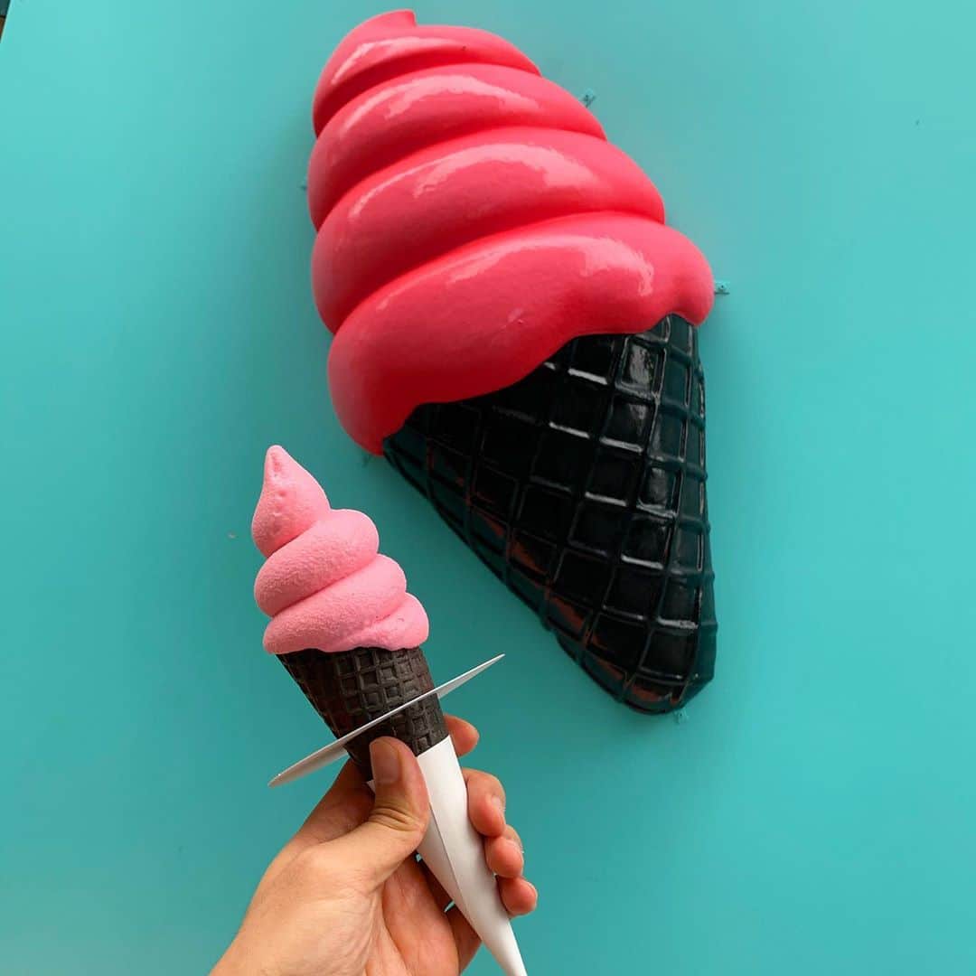 のインスタグラム：「🍦」