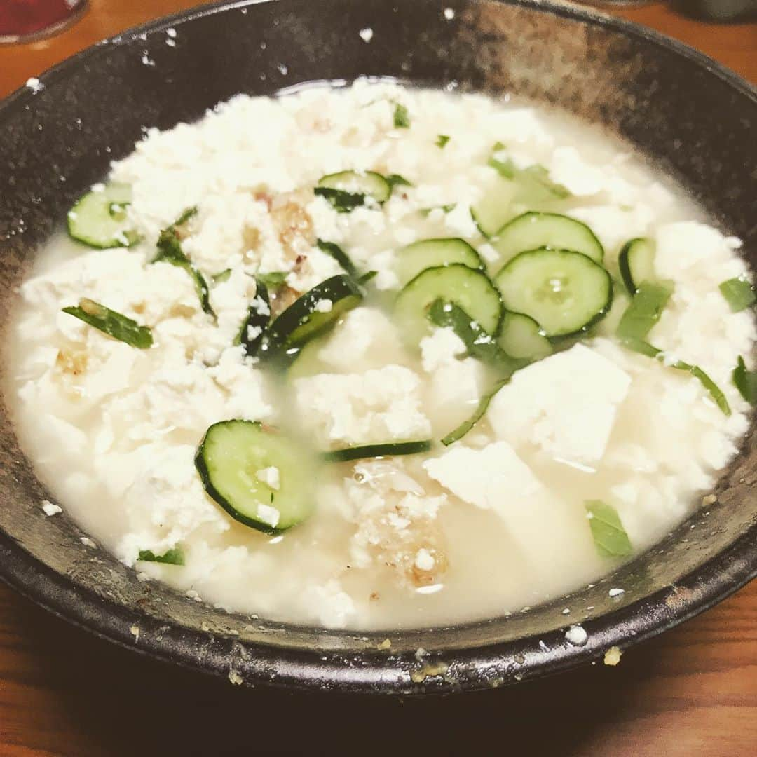 山本寛のインスタグラム：「冷汁 #冷汁#料理#男の料理」