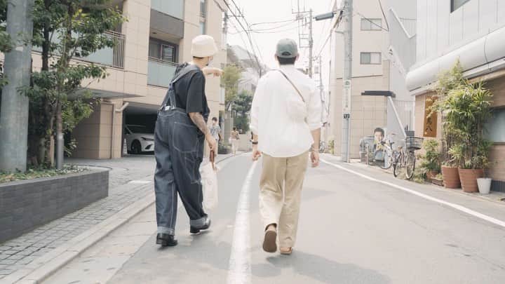 yukiのインスタグラム：「「takamamaの、自由着まま」のお二人と。 @tkmm0217  @gen_sakai  ㅤㅤㅤㅤㅤㅤㅤㅤㅤㅤㅤㅤㅤ 中目黒を散策しました。 @bechics_official にも行きました。 続きはYouTubeにてどうぞお願いしまうす。 「僕らが纏うモノ」」