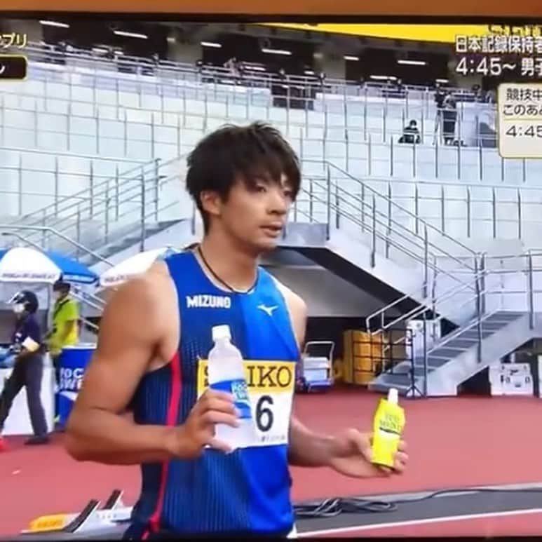 金井大旺のインスタグラム：「#ゴールデングランプリ 13"45(-0.4) 優勝 フライングが恐ろしいくらい怖かった。 そして日焼けがえぐい。笑 また頑張ります！ #ゴールデングランプリ #セイコーGGP #110mH #mizuno #日焼け」