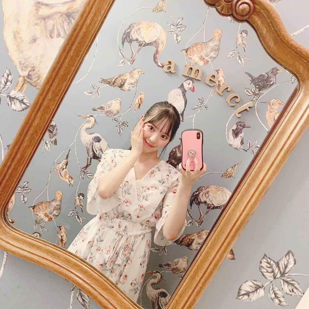 末永桜花さんのインスタグラム写真 - (末永桜花Instagram)「⸜💗⸝‍﻿ ﻿ ・﻿ ・﻿ ﻿ 鏡。 ﻿ ﻿ ・﻿ ・﻿  #過去pic #onepiece #ootd ﻿ #アメルシー #鏡 #Amerci #栄カフェ」8月23日 23時41分 - ouka_ske0226