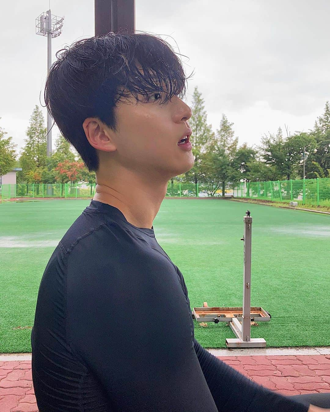 キム・カンミンさんのインスタグラム写真 - (キム・カンミンInstagram)「간만에 실컷 뛴 날 😁 Running 🏃🏻!🏃🏻!!🏃🏻!!!」8月23日 23時46分 - kangmeen