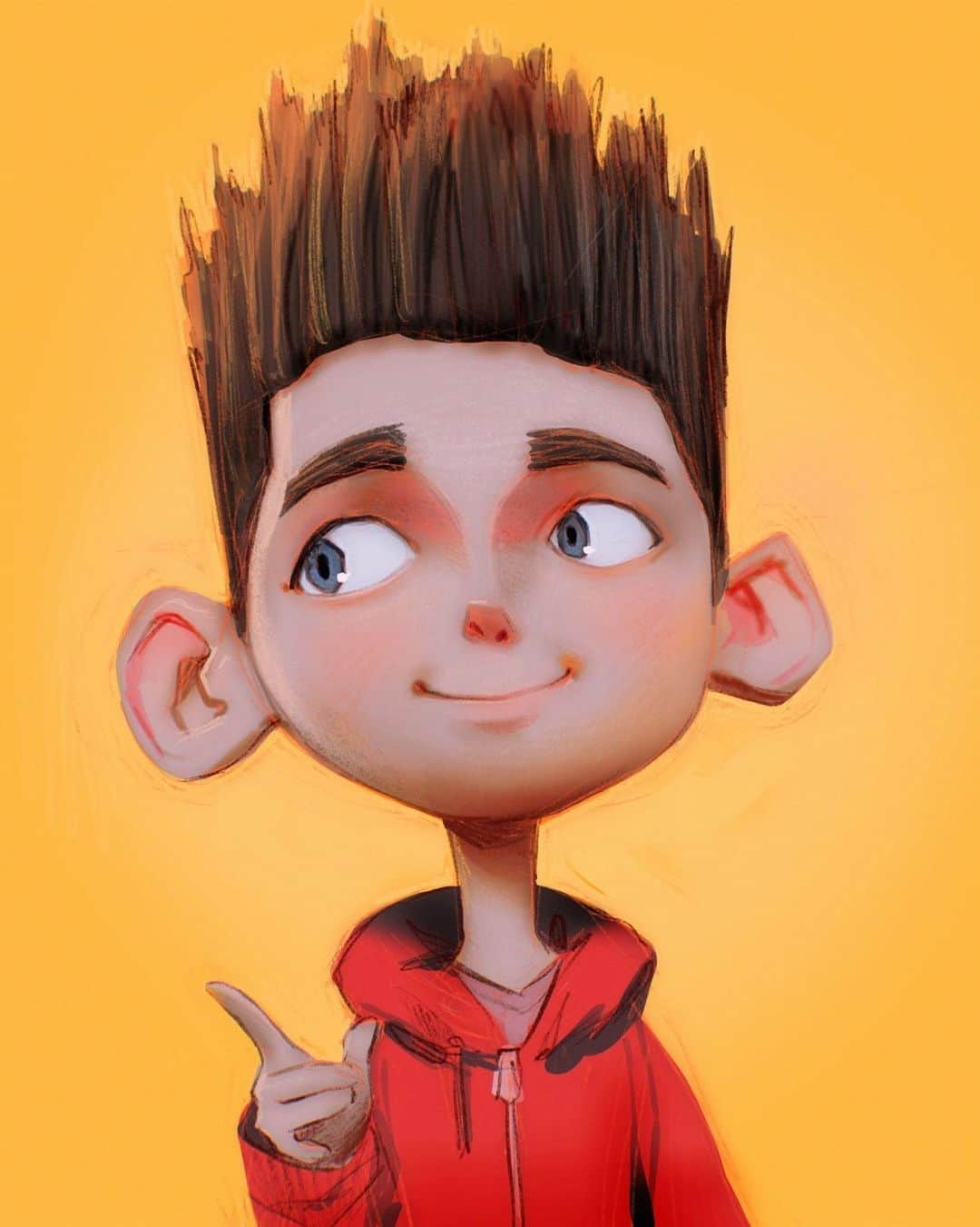 イリヤ・クブシノブ さんのインスタグラム写真 - (イリヤ・クブシノブ Instagram)「Paranorman!」8月24日 0時26分 - kuvshinov_ilya