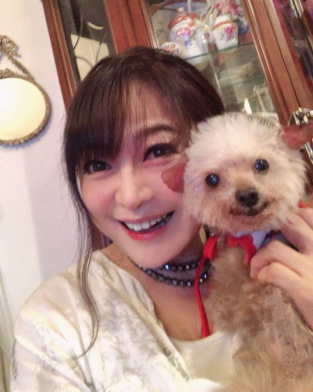 のインスタグラム：「（原めぐみofficial） 6pics  photos Swipe ーーー▶︎▶︎ 冷麺載せるの忘れた💦（笑）  今日も17歳になるこの子とまったり、お家時間。夕食は近所で焼肉。 なんて事のない1日はあっという間に終わっちゃうね^ ^  おやすみなさい😘❤️」
