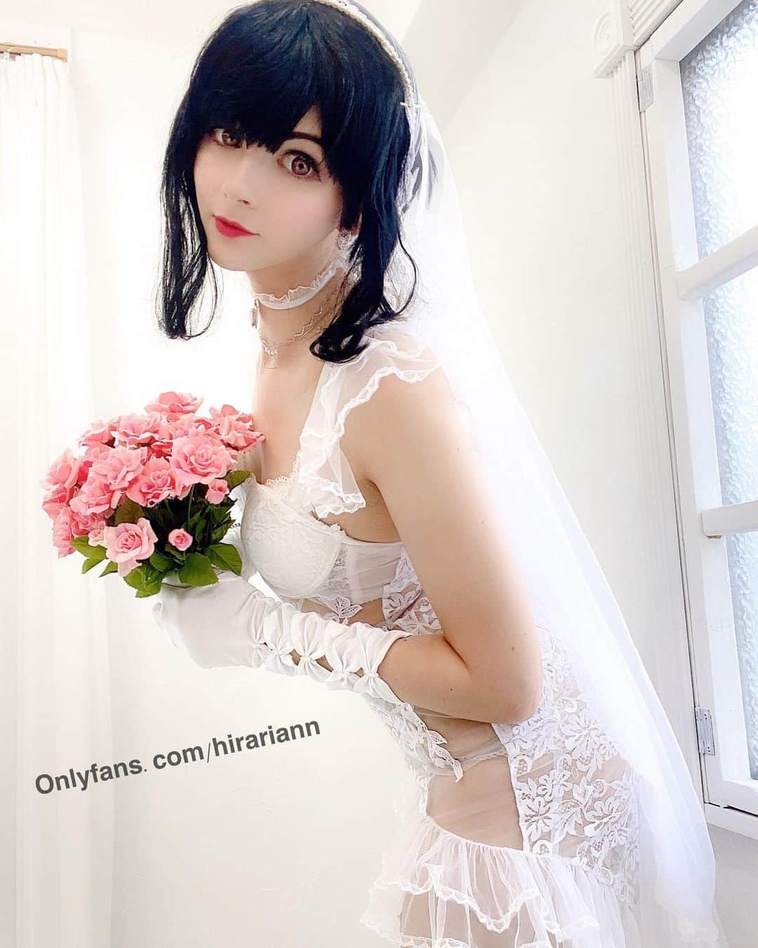 Hirari Ann（ヒラリー アン）さんのインスタグラム写真 - (Hirari Ann（ヒラリー アン）Instagram)「🥰 i am ready darling !💕❤️  💕i finally did a waifu verison of kurumi. :) when is our wedding day? 💒」8月24日 0時39分 - hirariann