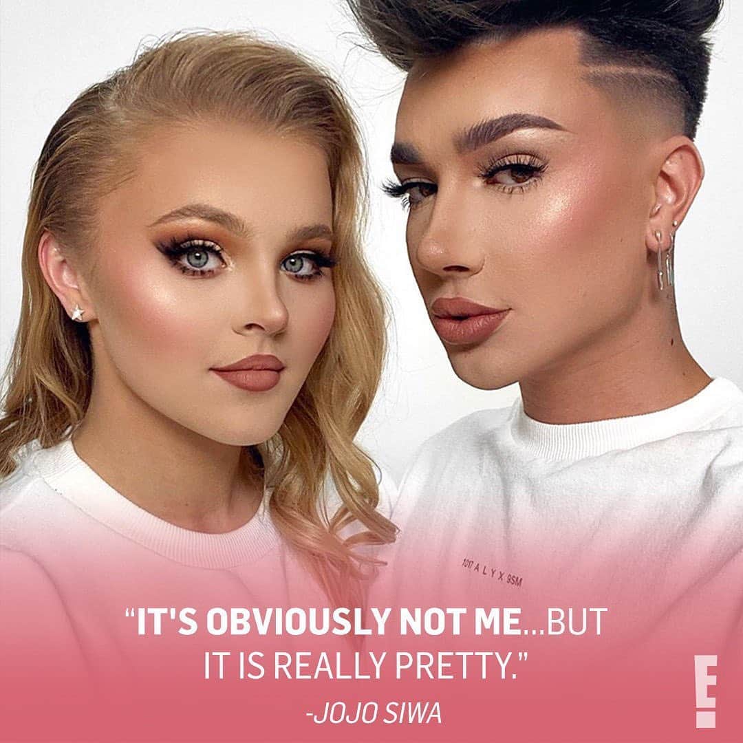 E! Onlineさんのインスタグラム写真 - (E! OnlineInstagram)「That's right, this is Jojo Siwa in full James Charles glam. We're not over her makeover, and if you aren't either head to the link in our bio to watch the entire video, and see how Jojo really felt about the transformation. (📷: Instagram)」8月24日 1時10分 - enews