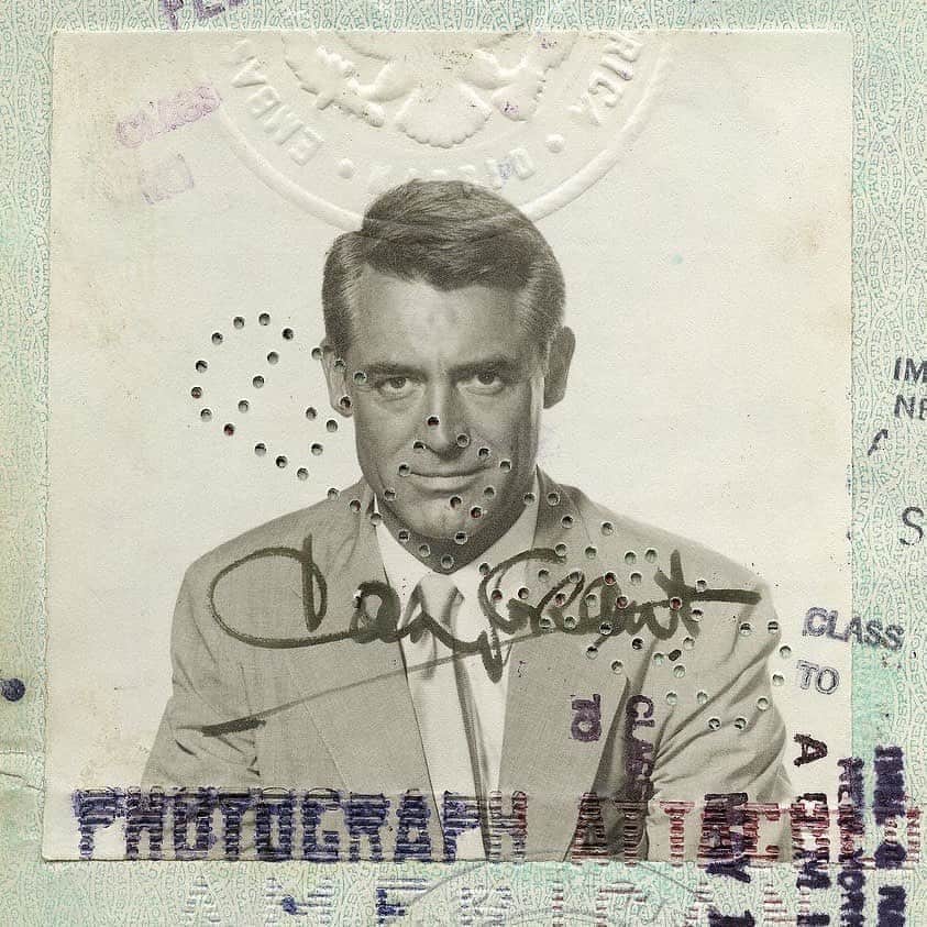 アカデミー賞さんのインスタグラム写真 - (アカデミー賞Instagram)「You never know what you might find in our vault. Here, a collection of Cary Grant’s passport photos.」8月24日 1時04分 - theacademy