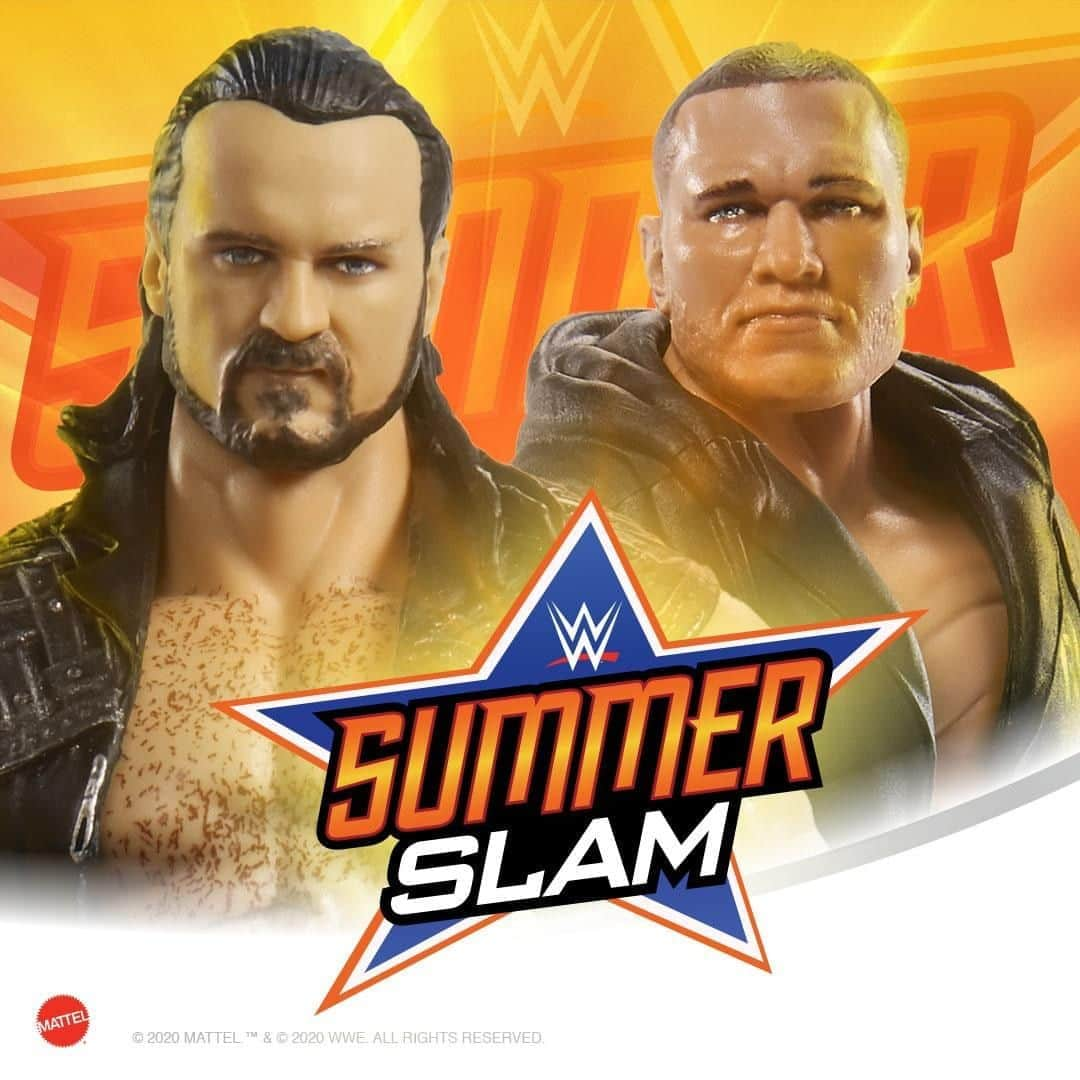 Mattelさんのインスタグラム写真 - (MattelInstagram)「It’s #SummerSlam time! As the tension heats up between Drew McIntyre and Randy Orton, play out memorable match moments with your #WWE action figures. #WWEEliteSquad」8月24日 1時46分 - mattel