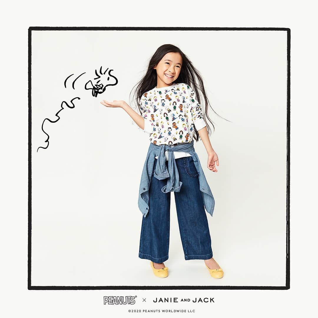 スヌーピーさんのインスタグラム写真 - (スヌーピーInstagram)「Happiness is... the new @janieandjack limited edition Peanuts collection. Shop now at #linkinbio  #peanuts #snoopy #janieandjacklove @snoopyinfashion #mysnoopystyle」8月24日 4時16分 - snoopygrams