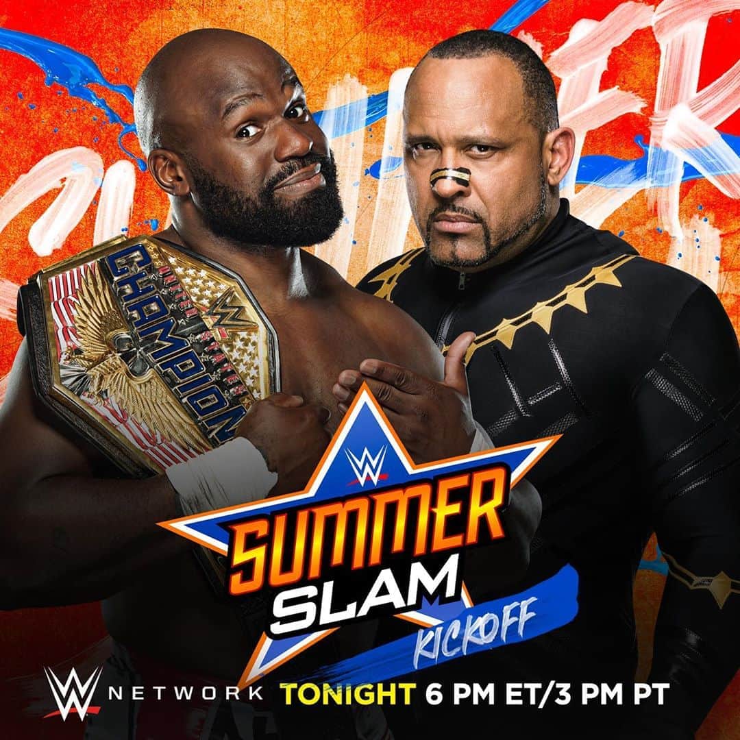 WWEさんのインスタグラム写真 - (WWEInstagram)「JUST ANNOUNCED: The #USTitle rematch between @apollowwe and @the305mvp will go down on the #SummerSlam Kickoff, starting tonight at 6 ET/3 PT on @wwenetwork!」8月24日 5時02分 - wwe