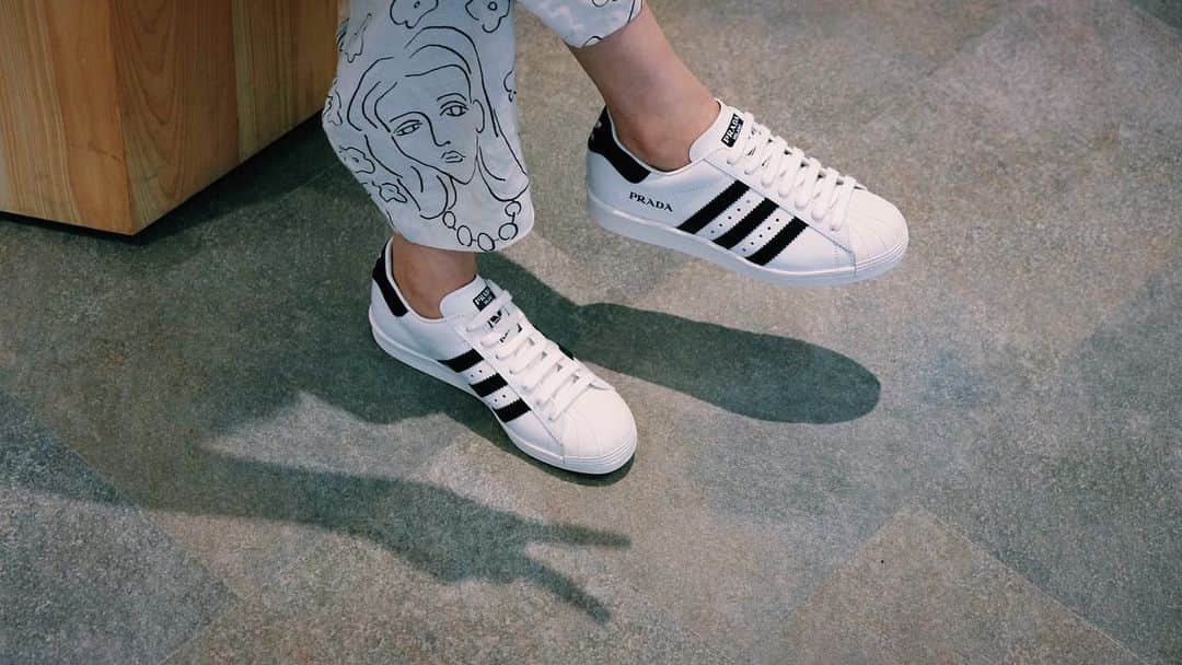 水川あさみのインスタグラム：「#pradaforadidas」