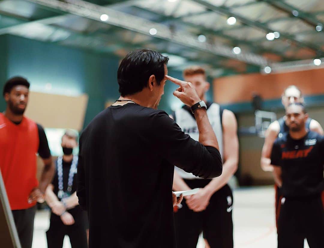 Miami HEATさんのインスタグラム写真 - (Miami HEATInstagram)「One focus - closing them out tomorrow. Competitive Humility. #SPOism #SpoKnows」8月24日 8時49分 - miamiheat