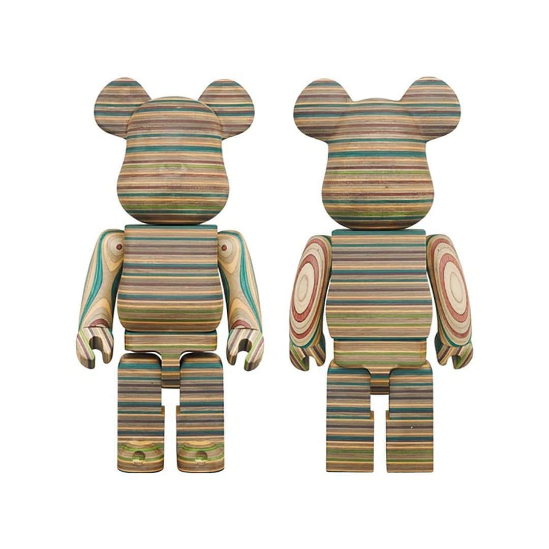 HYPEBEASTさんのインスタグラム写真 - (HYPEBEASTInstagram)「@hypebeastart: @haroshi and @karimokunewstandard have once again teamed up for a limited edition @medicom_toy BE@RBRICK figure. Arriving in a size of 400% or roughly 8-inches tall, each collaborative piece was entirely sculpted by hand using discarded skateboards in varying, colorful woodgrains. ⁠The BE@BRICK is now up for grabs on Medicom Toy’s website and select stockists in Japan for $5,195 USD. ⁠ Photo: Medicom Toy」8月24日 9時25分 - hypebeast