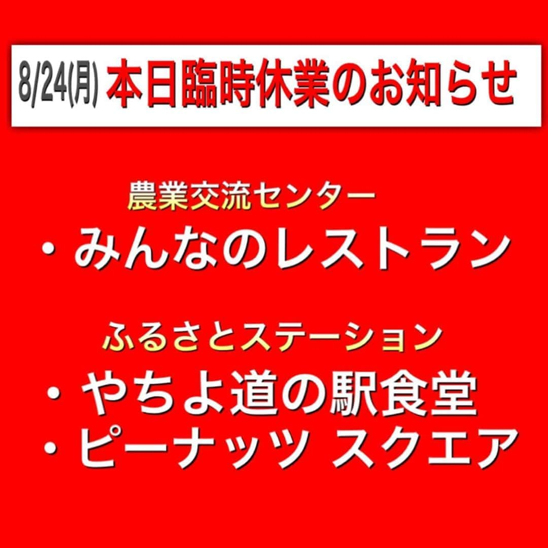 道の駅やちよのインスタグラム