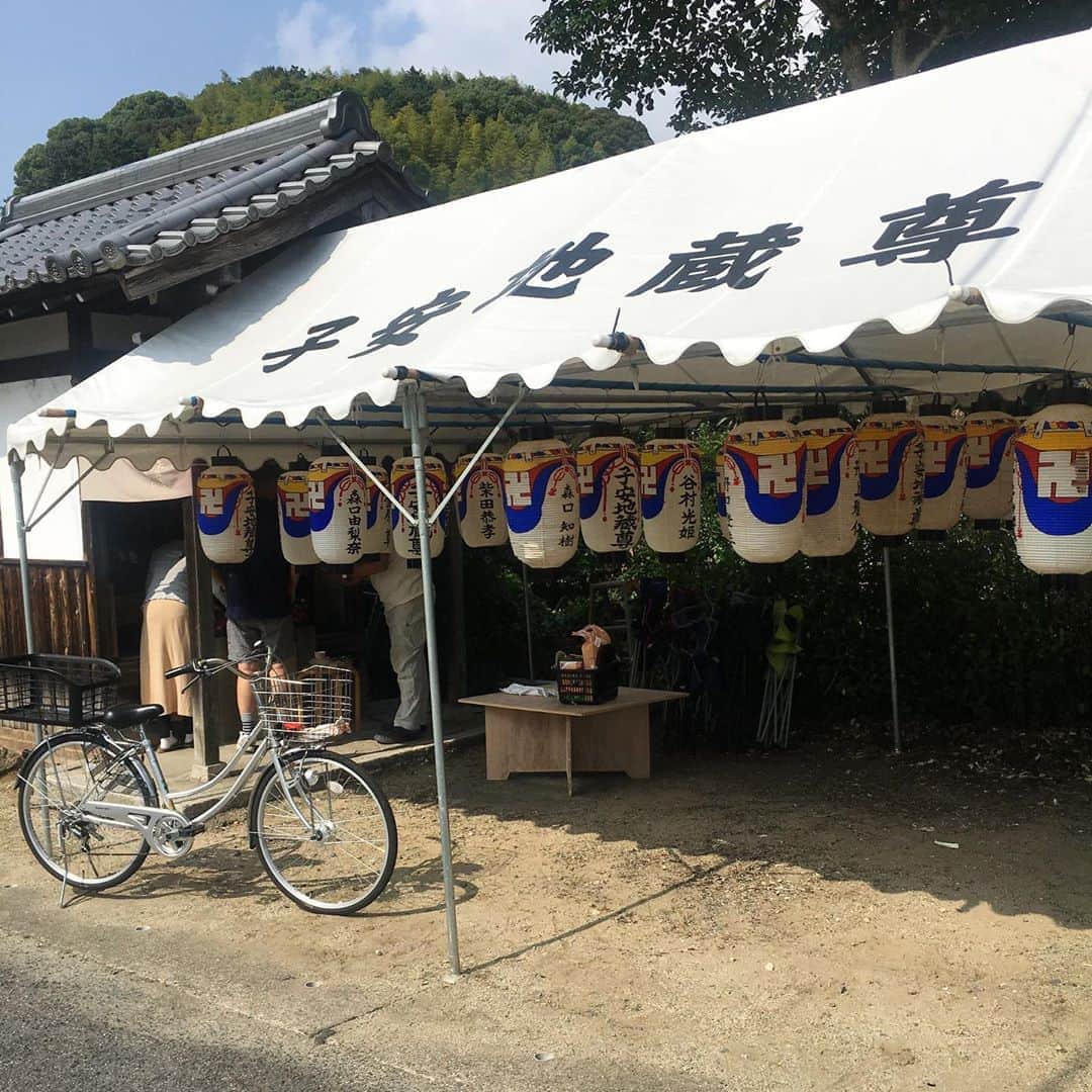 HALFBYのインスタグラム：「地蔵盆🍆🌽」