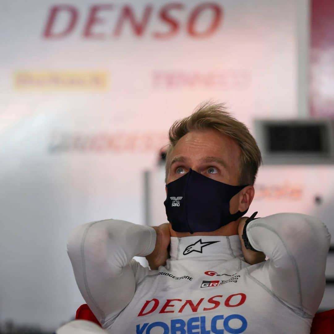 ヘイキ・コバライネンのインスタグラム：「P5 at Suzuka yesterday, not great yet but not too bad either - it was really fun to race again after a long break! #SuperGT #Toyota」