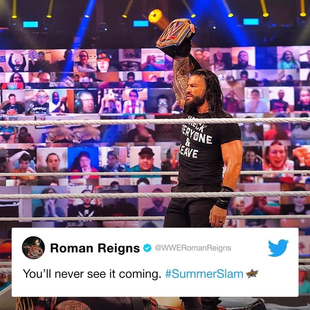 WWEさんのインスタグラム写真 - (WWEInstagram)「Big Dog. Big statement. #SummerSlam @romanreigns」8月24日 12時10分 - wwe