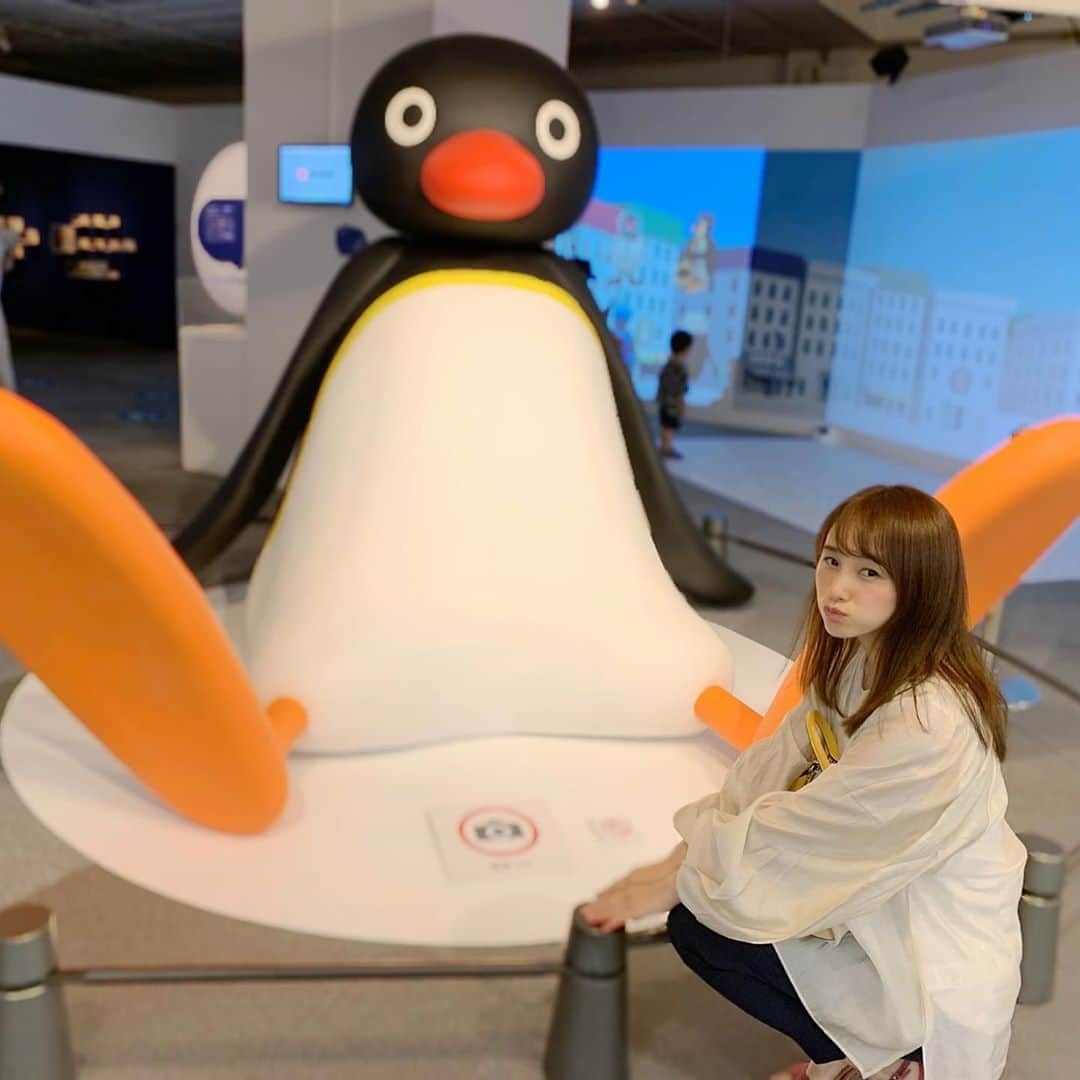 野村日香理さんのインスタグラム写真 - (野村日香理Instagram)「お仕事前に♡ 大好きな @pingu_jp と🐧可愛いかったー♡♡ ご招待いただいていたピングー40th anniversary展が今日までだったので松屋銀座さんへ☺️ 私はアニメpinguの台本や実際のアニメで使用されたクレイ人形に釘付けに👀📙  ではでは撮影＆オーディション頑張ってきます🏃‍♀️ #寄り道#ペンギン#キャラウォーカー#銀座#ピングー#ピングー展#40周年記念#松屋銀座#癒しの時間 #today#PR#PINGU」8月24日 12時23分 - nomura.hikari