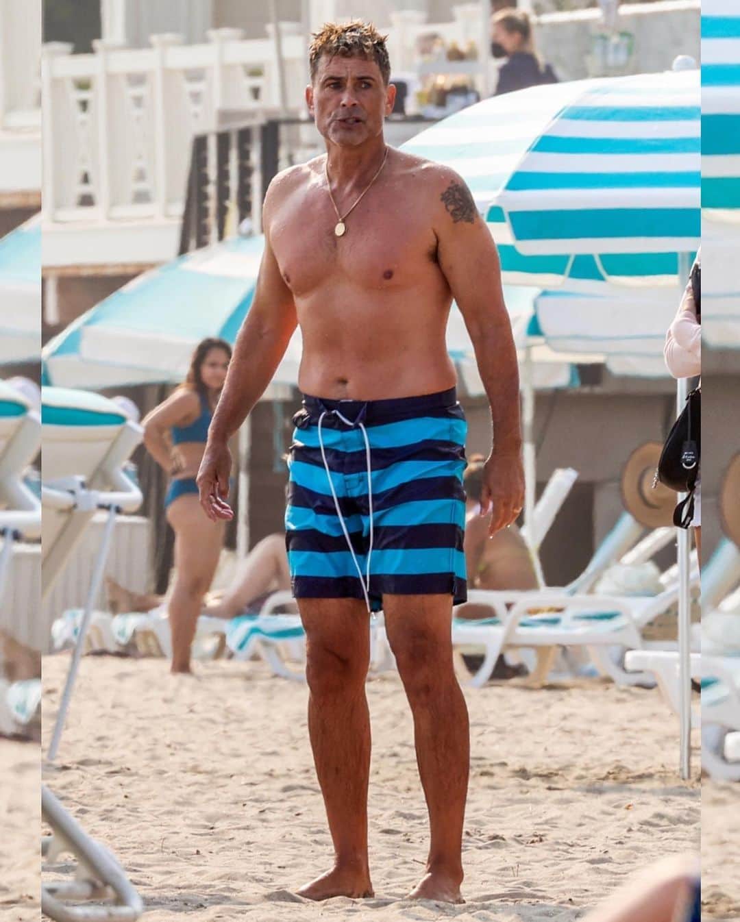 Just Jaredさんのインスタグラム写真 - (Just JaredInstagram)「@roblowe looks fit while enjoying a day at the beach! #RobLowe Photos: Backgrid」8月24日 14時56分 - justjared