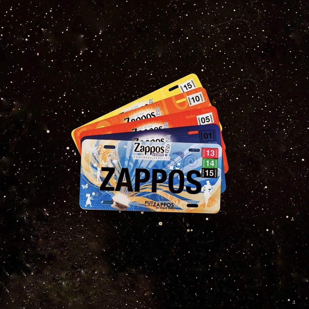 Tony Hsiehさんのインスタグラム写真 - (Tony HsiehInstagram)「Since 2009, Zappos has been issuing vanity plates that grow with you as you throughout their years of service. Speaking of which, did you know that Tony recently celebrated a big work anniversary?  Check the full Zappos Story by hitting the link in my bio.   #ZapposStories #TonysRabbitHoleTour Posted by Michelle」8月25日 1時55分 - downtowntony