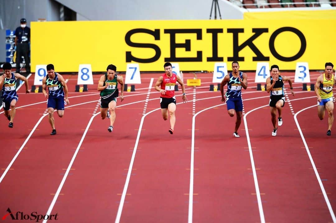 アフロスポーツさんのインスタグラム写真 - (アフロスポーツInstagram)「SEIKO GGP Men's 100m Final  📸:Yohei Osada  AUGUST 23, 2020 - Athletics : World Athletics Continental Tour Seiko Golden Grand Prix in Tokyo Men's 100m Final at National Stadium in Tokyo, Japan.   #セイコーggp #陸上#athletics #trackandfield #nationalstadium」8月24日 18時02分 - aflosport